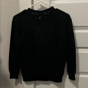 Art Class Black Sweatshirt Crew Neck Long Sleeve